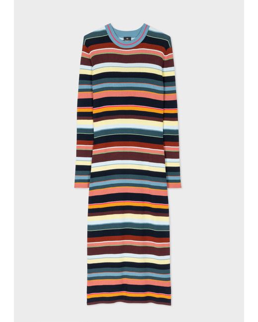 PS Paul Smith Multi Stripe Knitted Dress