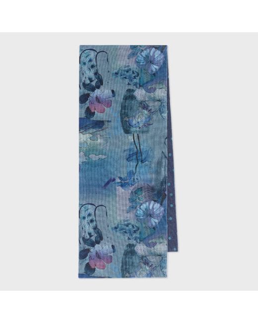 Paul Smith Narcissus Wool Scarf