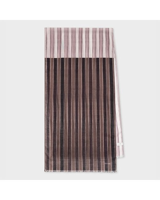 Paul Smith Painted Stripe Scarf