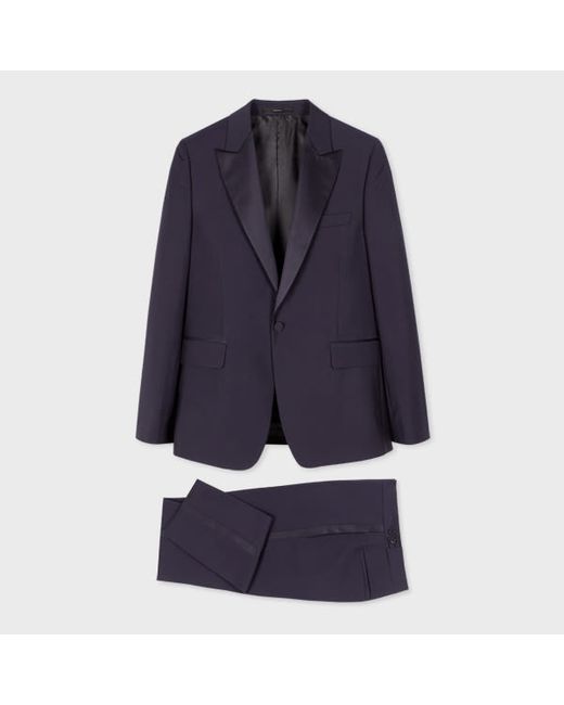 Paul Smith The Soho Tailored-Fit Dark Wool-Mohair Evening Suit