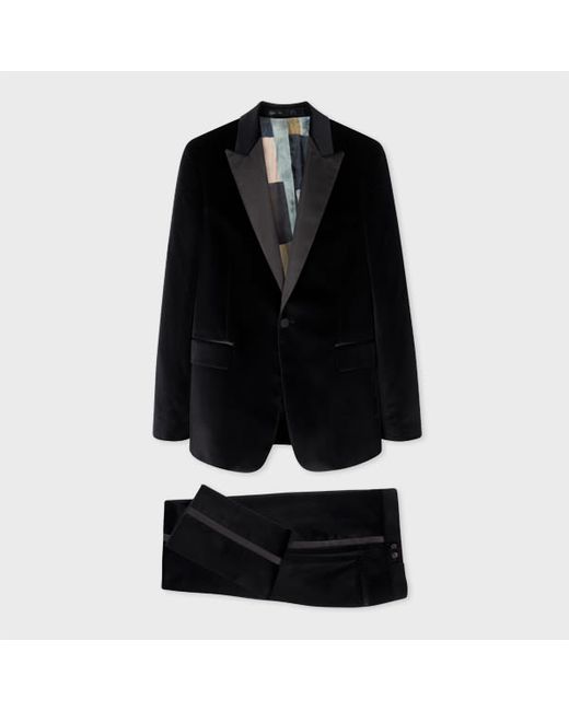 Paul Smith The Soho Tailored-Fit Velvet Evening Suit