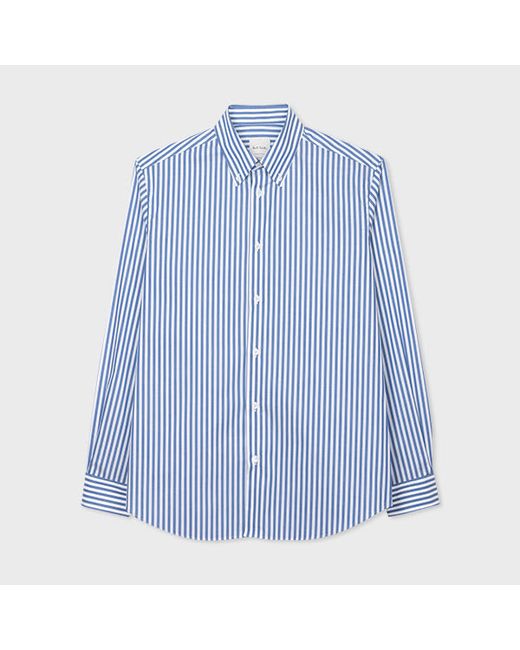 Paul Smith Casual-Fit and White Stripe Button-Down Shirt