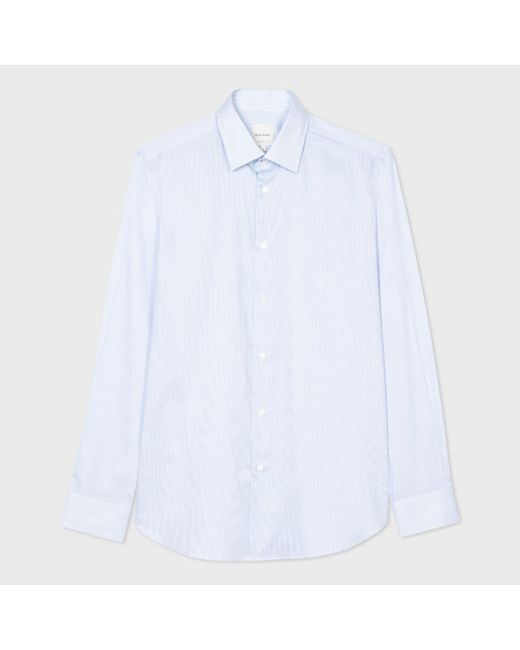 Paul Smith Tailored-Fit Light Fine Stripe Easy Care Shirt