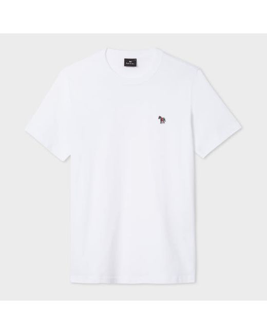 PS Paul Smith Cotton Zebra Logo T-Shirt