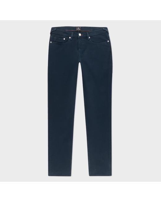 PS Paul Smith Tapered-Fit Garment Dyed Navy Jeans