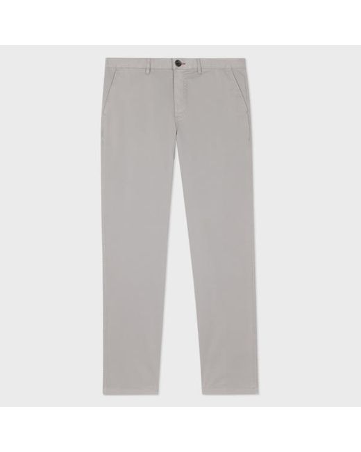 PS Paul Smith Tapered-Fit Pale Stretch-Cotton Chinos