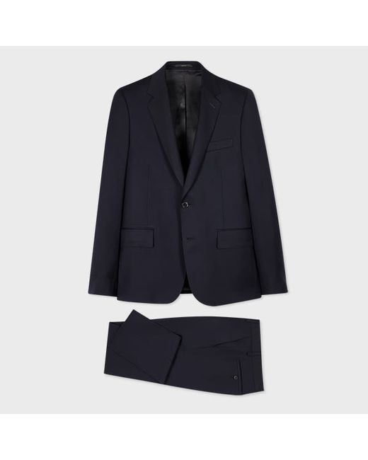 Paul Smith Tailored-Fit Navy Wool Twill Two-Button Suit