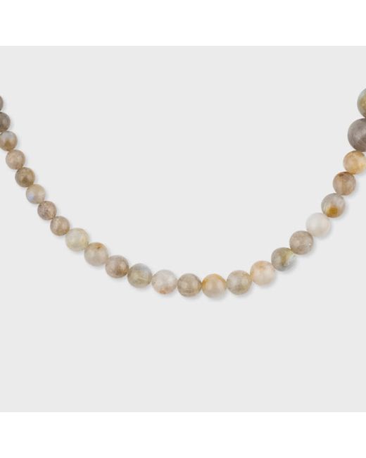 Paul Smith Labradorite Gold Vermeil Beaded Necklace by Completedworks