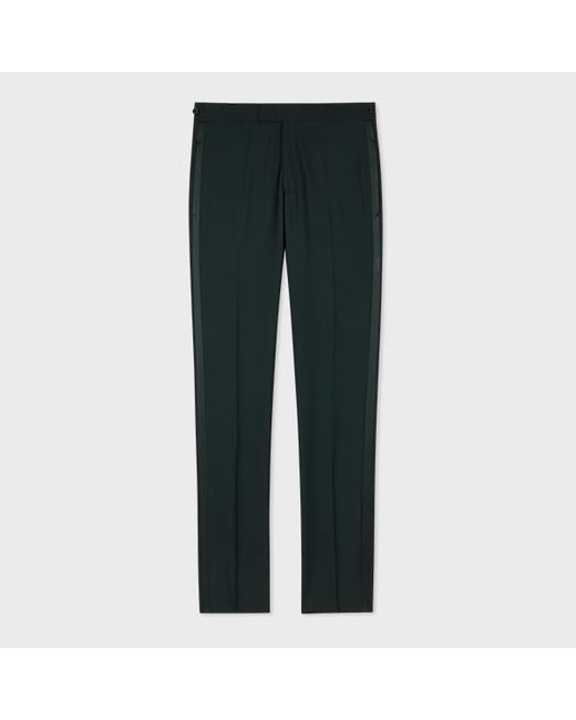 Paul Smith Slim-Fit Dark Wool-Mohair Evening Trousers