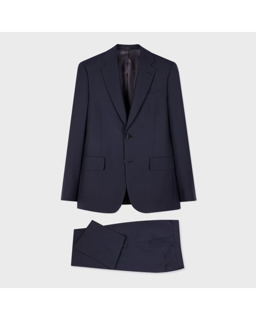 Paul Smith The Brierley Navy Wool A Suit To Travel