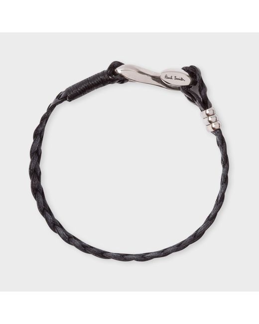 Paul Smith Five-Strand Plaited Leather Bracelet