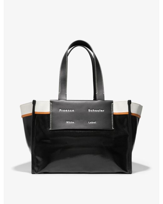 Proenza Schouler White Label Large Morris Coated Canvas Tote One