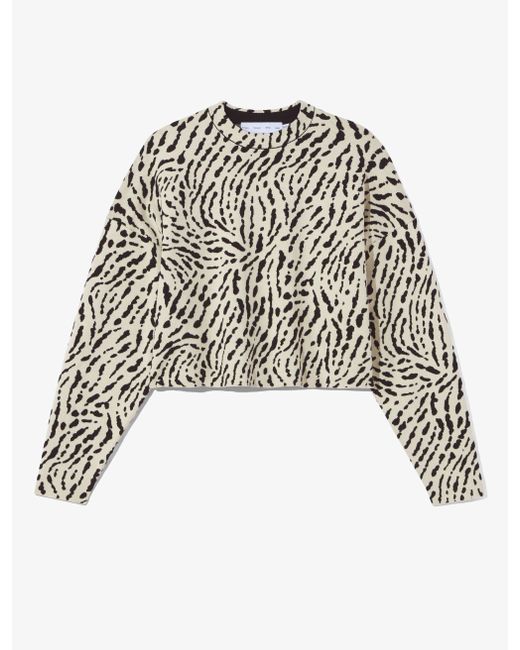 Proenza Schouler White Label Animal Jacquard Sweater