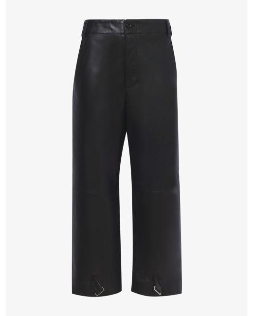Proenza Schouler White Label Lightweight Leather Tapered Pants