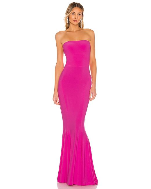 Norma Kamali X Strapless Fishtail Gown in L M S.