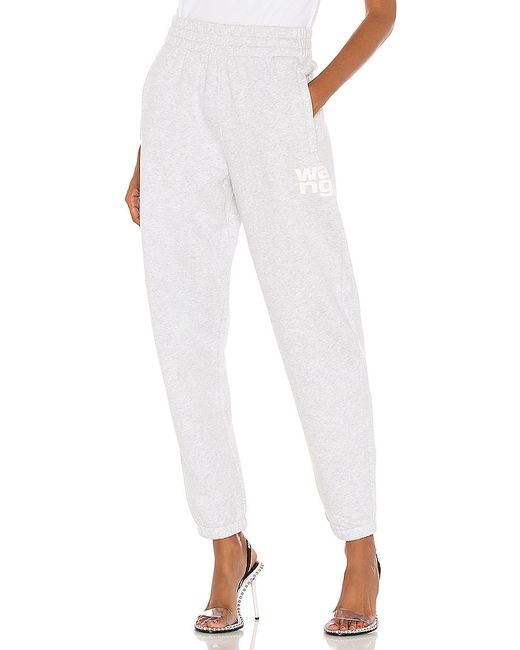 Alexander Wang Foundation Terry Classic Sweatpant Light Grey. also L