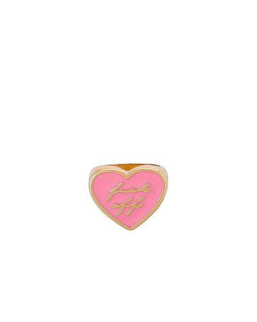 8 Other Reasons Gold Heart Ring With Resin Fuck Off in also 5 7 8