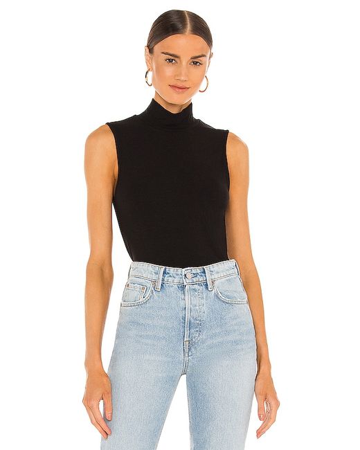 Sanctuary Essential Sleeveless Mock Neck Top in L.