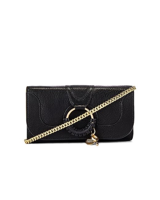 See by Chloé Hana Small Leather Wallet On A Chain Bag in .