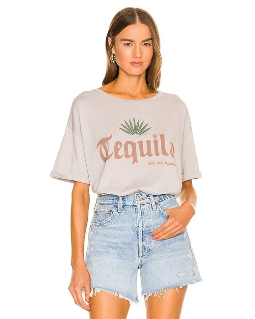 The Laundry Room Tequila Tee Light Grey. also