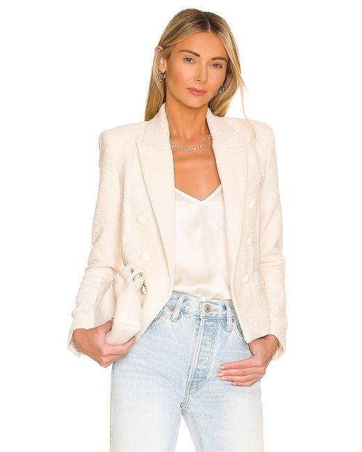 L'agence Brooke Double Breasted Crop Blazer