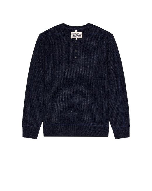 Schott Button Henley Sweater in S M XL XL/1X.