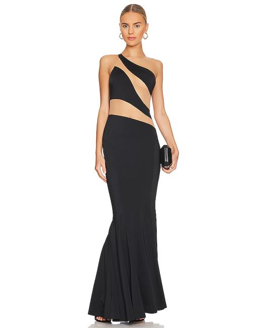 Norma Kamali Snake Mesh Fishtail Gown in .