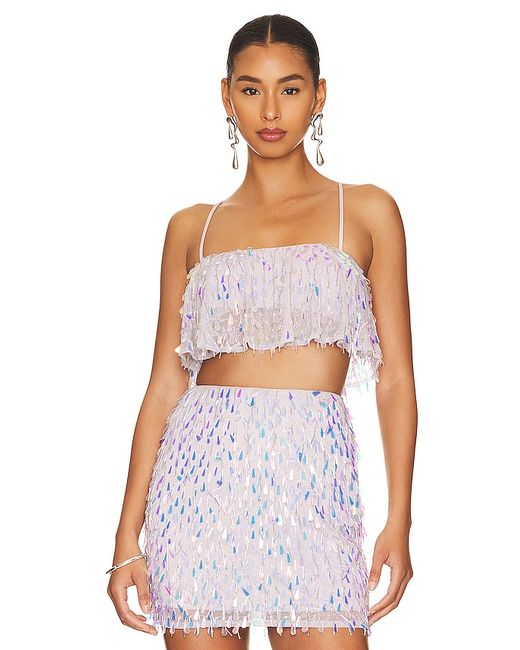 Majorelle Mallory Embellished Crop Top