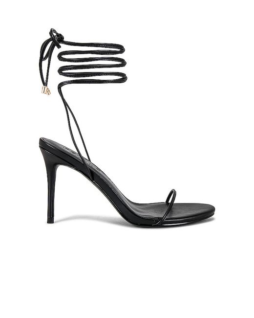 Femme La . Barely There Lace Up Heel