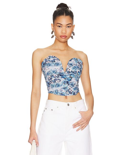 More To Come Sienna Floral Ruched Top in XS S M L XL.