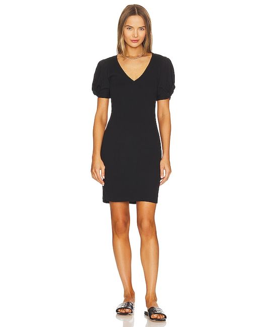 1.State Puff Sleeve V Neck Ruched Dress in M S XL XS XXL XXS.