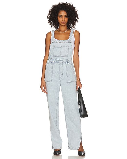 WeWoreWhat Slouchy Slit Overall in M S XS.