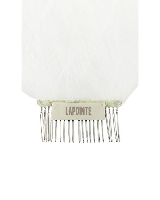 Lapointe Tulle Veil Short W Ostrich in .