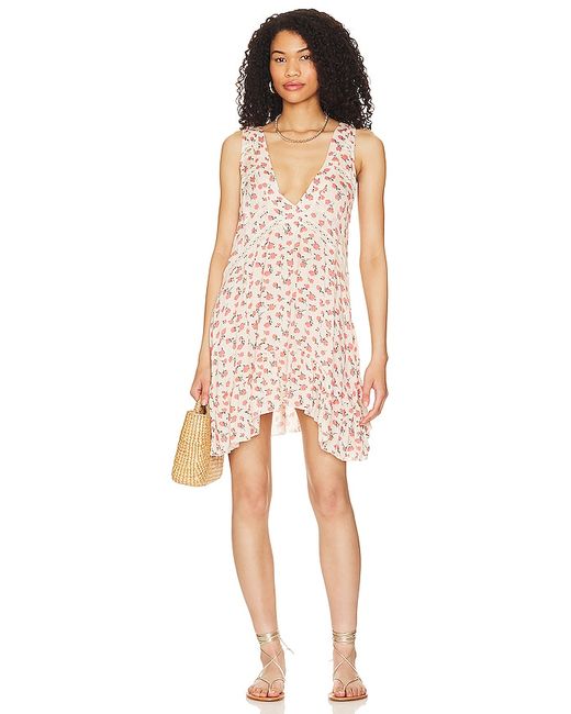 Lovers + Friends Annalise Mini Dress Pink. also