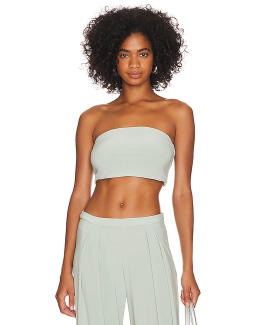 Norma Kamali Strapless Cropped Top in XS S M L XL.