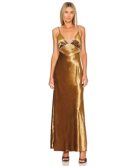Bardot Capri Velour Slip Dress in Aus US .