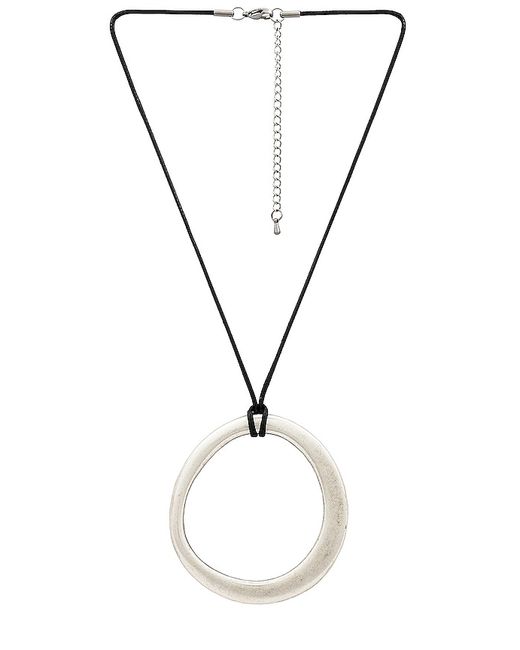 Streets Ahead Circle Pendant Necklace in .