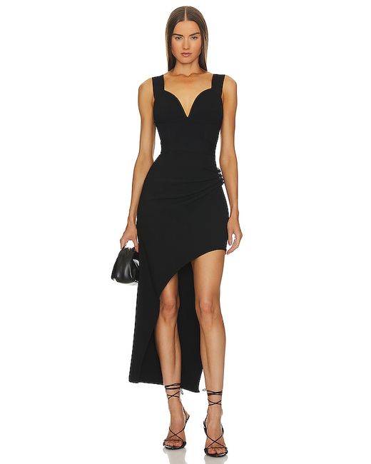 Hervé Léger Draped Milano High Low Gown in .