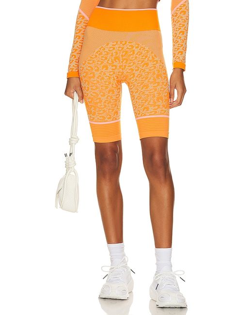 Adidas by Stella McCartney True Strength Seamless Yoga Bike Legging in .