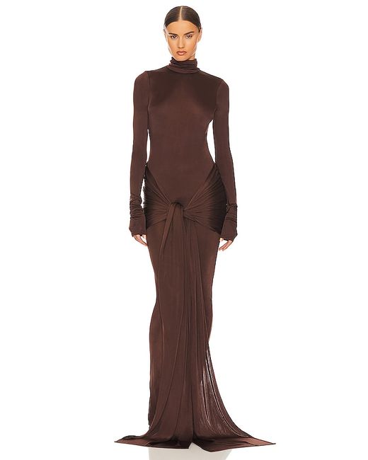 Helsa Slinky Jersey Sarong Maxi Dress in M S XL XS XXS.