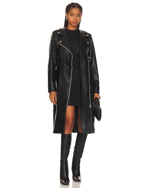 Steve Madden Kenna Faux Leather Coat in M S XL XS.