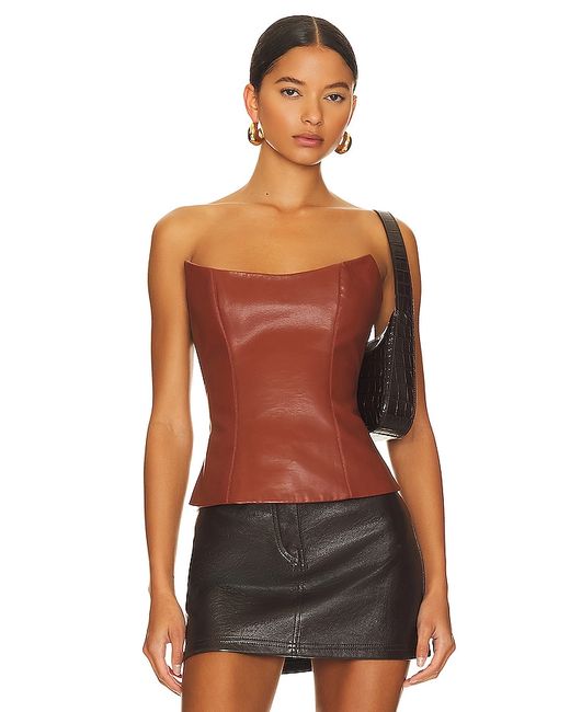 Rozie Corsets Leather Corset Top 38 also 40/.