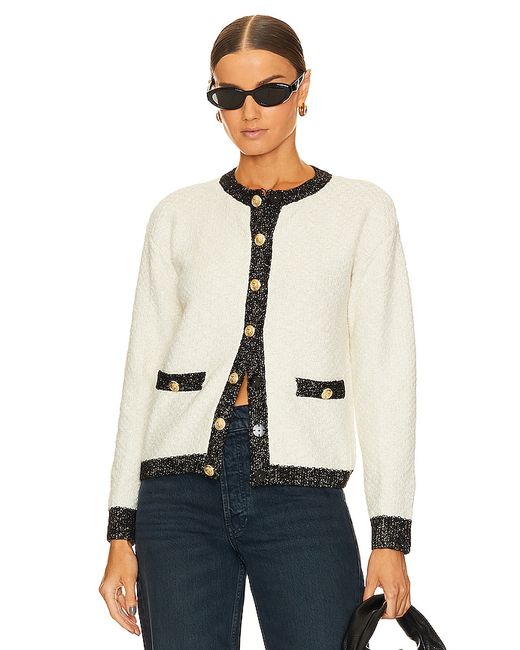 BCBGeneration Contrast Knit Cardigan in .