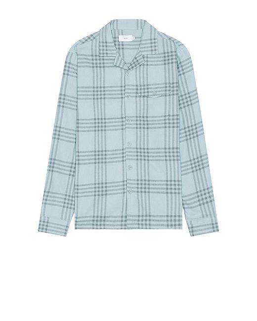 Onia Flannel Overshirt in 1X.