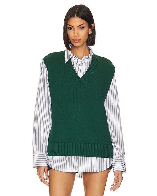 L'Academie Oversized Sweater Vest also