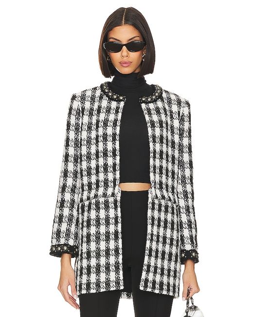 Alice + Olivia Deon Two-fer Seperating Box Jacket in .