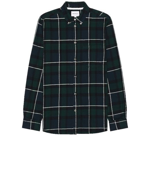 Norse Projects Anton Organic Flannel Check Shirt 1X.
