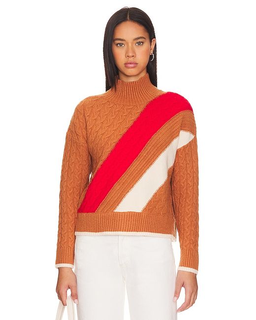 525 Ria Block Cable Pullover Sweater