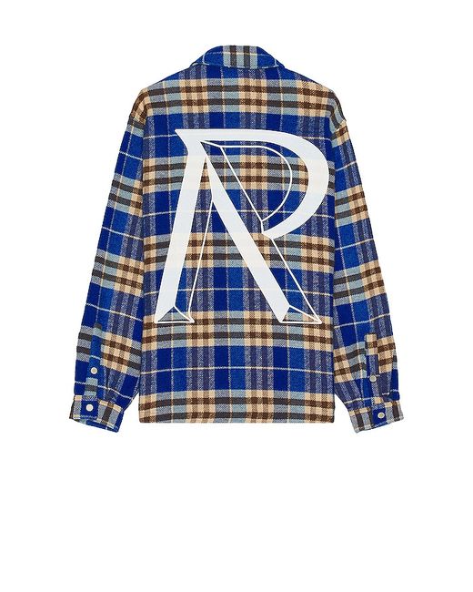 Represent Intial Print Flannel Shirt