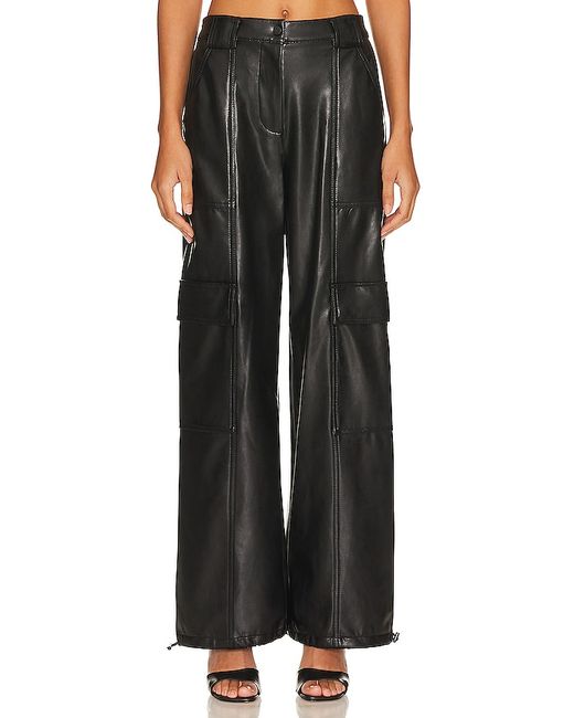 Simkhai Luxe Faux Leather Cargo Pant also